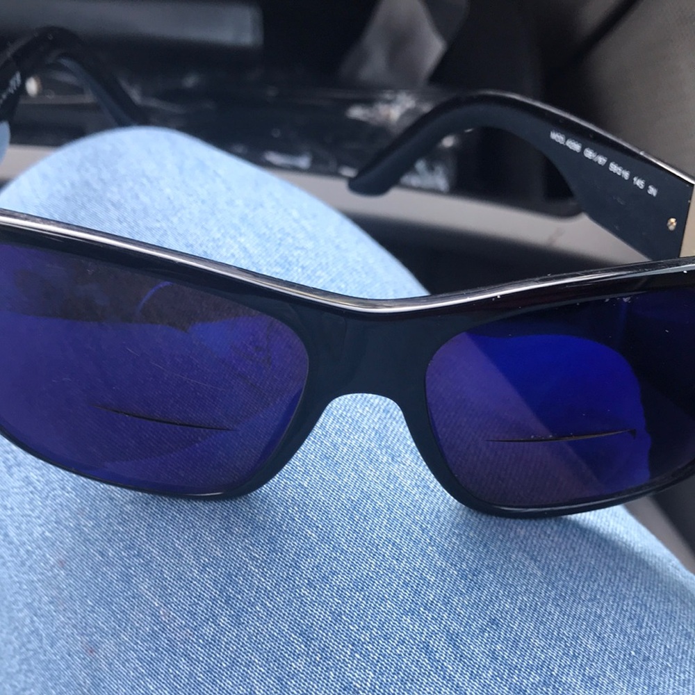 Versace Black and Blue Sunglasses